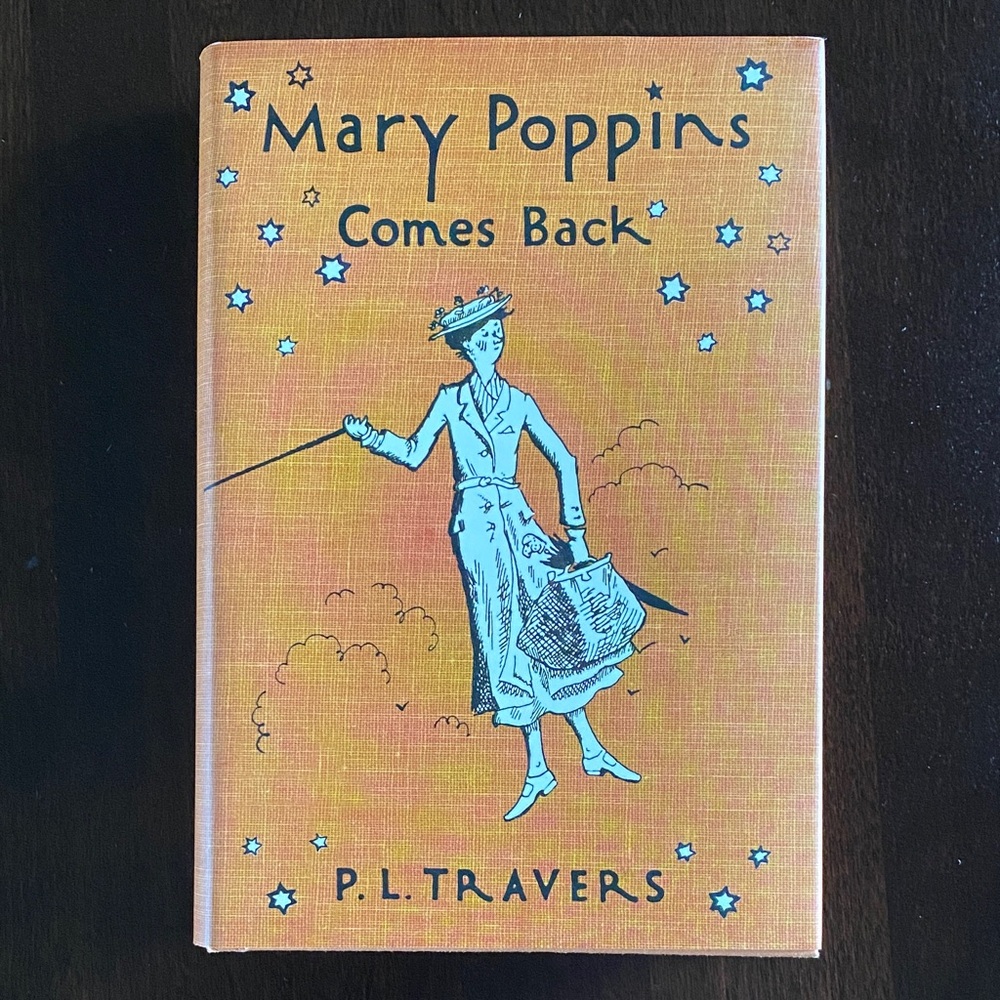 Mary Poppins Comes Back Hardcover Book